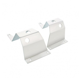 Stainless Steel Backup Light Bracket for International Trucks - 430 Stainless, Pair, Fits Most Models