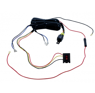 Fog Lamp Wiring Harness Kit - Complete Wire Harness, Relay for High Amperage, Fits Most Makes and Models, 12V Application, United Pacific 6 Month Warranty