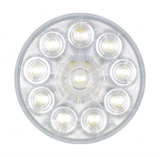 20 White LED 4 Inch Round Back-Up Light