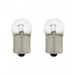 12V 23W Clear Hi-Candle Power Cab Light Bulb, 2 Pack