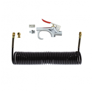 30 Foot Extension Hose with Air Chuck and Blow Gun Kit for Versatile Air Tool Use