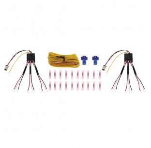 Sequential LED Light Kit for Classic Cars - 3 Segment Flash Pattern, Includes Modules, Wires, Connectors