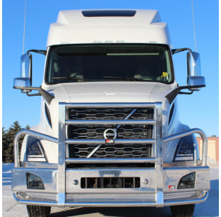 Volvo VNL 2018+ Full Angled Bumper Replacement with Grille Guard - Fits Volvo VNL 2018 and Newer