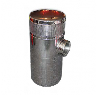Stainless 15 Inch Vortox-Style Air Cleaner