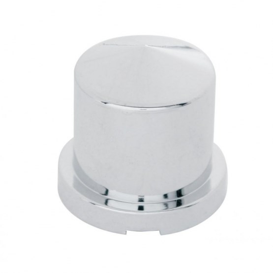 Chrome Plastic Pointed Nut Cover 5/8 x 1 1/4 Inch
