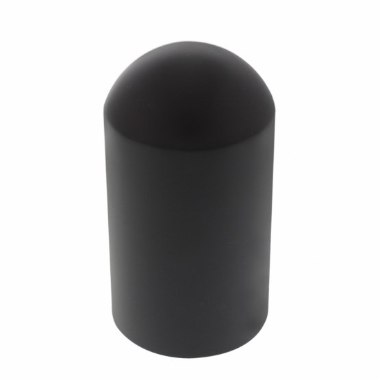 Black Thread-On 33mm x 3 3/4 Dome Nut Cover