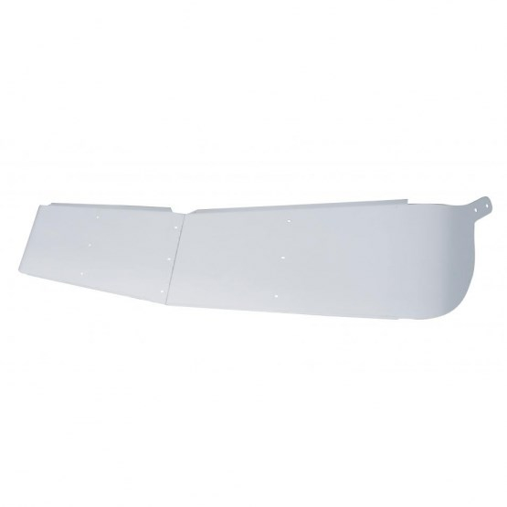 Kenworth 12 Inch Stainless Curved Windshield Drop Visor