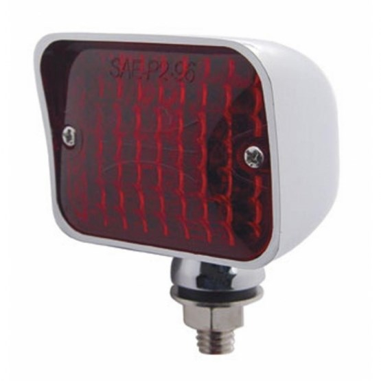 Red Large Rectangular Auxiliary Light