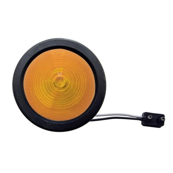 Amber 2 Inch Clearance And Marker Light Kit With Beehive Lens