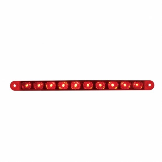 Red 10 LED 9 Inch Split Turn Function Light Bar