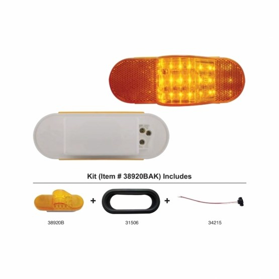 18 LED Mid-Trailer Turn Signal Light Kit