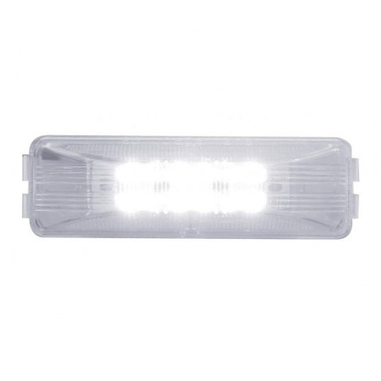 12 White LED Rectangular Auxiliary/Utility Light