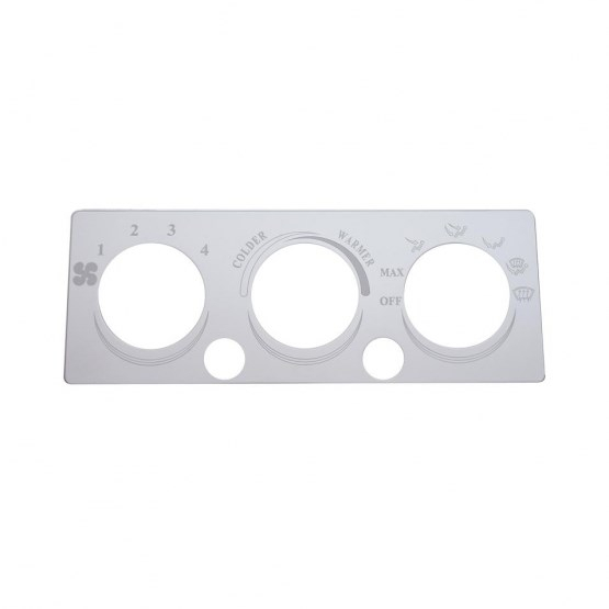 International A/C Heater Plate with 2 Button Openings