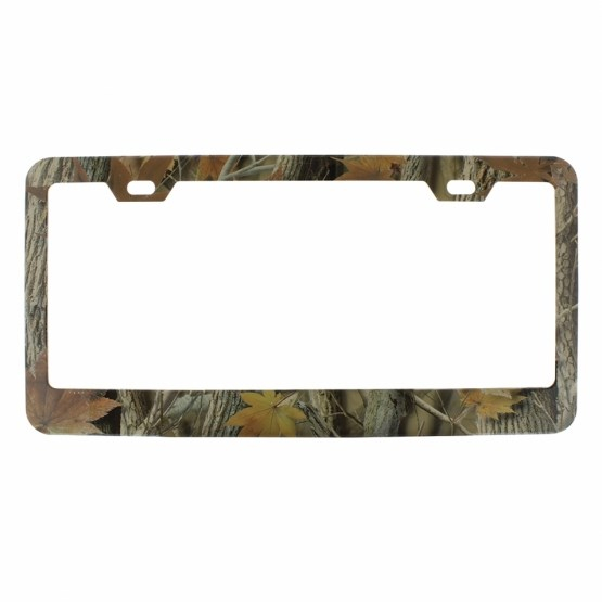 Foliage Camo License Frame - Durable, Stylish, Perfect Fit for Your Vehicle