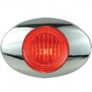 Incandescent Red M3 Marker And Clearance Light Kit With .180 Male Bullet Plugs