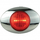 2 LED Red M3 Marker And Clearance Light Kit With .180 Male Bullet Plugs