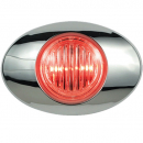 2 LED Red M3 Marker And Clearance Light Kit With .180 Male Bullet Plugs