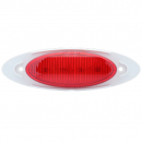 4 LED Red M1 Marker And Clearance Light With .180 Male Bullet Plugs