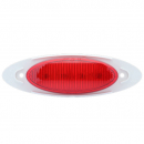 4 LED Red M1 Marker And Clearance Light With .180 Bullet Plugs