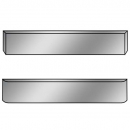 20" Chrome Plated Steel Texas Bumper With Mounting Plates