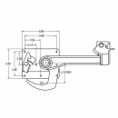 Cam Lock For Flush Mount 2 Inch Roller Doors