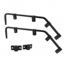 Angled Bar Type Mud Flap Bracket With Right Angle Mounting And Standard Regular Mount Brackets