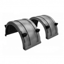 22.5 And 24.5 Inch Wheel FRX-22 SlideTrax Series Full Round Single Axle Poly Fenders
