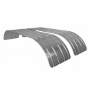 DRC-22 Series Ribbed Double Radius 103 Inch Stainless Steel Full Fenders