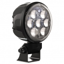 3 1/2 Round LED Work Light With Flood Pattern And Harness