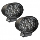 7 Inch By 5 Inch Oval LED Off Road Light Kit