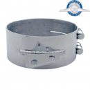 8 Inch Stainless Steel Wide Angled Butt Joint Exhaust Clamp