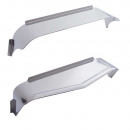 Stainless Steel 8" x 6" Rectangular Headlight Visor