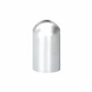 60 Pack 33 MM By 3 - 3/4 Inch Chrome Plastic Dome Thread On Nut Covers
