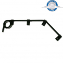 28 Inch Length Black Angled Mud Flap Hangers in 3 Options