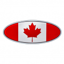 Peterbilt Canadian Flag Emblem