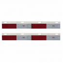 Aluminum Straight Conspicuity Reflector Top Flap Plates