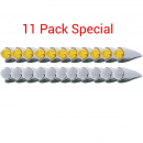 11 Pack of 19 LED Watermelon Cab Light with Housing