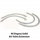 Stainless Steel 90 Degree Solid Air Valve Extension