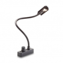 Littlite Halogen Gooseneck Task Light With Horizontal Mount With Neck Extending From Top Of Chassis