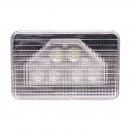 6 Inch By 4 Inch 12-24V LED Work Light With Flood Beam Pattern