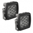 6 Inch By 6 Inch 12-24V LED Work Lights With Trapezoid Beam Pattern