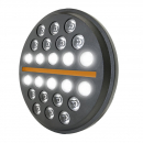 7 Inch Round Black Ops LED Headlight