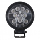5 3/4 Inch Round 12-24V LED Work Light With Trapezoid Beam Pattern