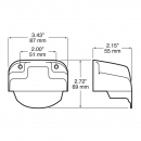 License And Utility Light Bracket For Peterson 150 Series Light
