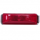 3.8 Inch Red Incandescent Side Marker And Clearance Light 