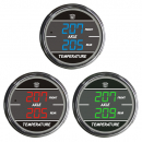 Front And Rear Drive Axle Temp Dual Display Gauges