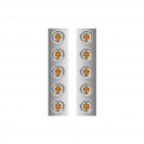 Kenworth T800 15 Inch Donaldson Air Cleaner Light Bar w/ 10 LEDs