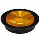 Piranha LED 2 1/2 Inch Amber Clearance And Side Marker Light With Or Without Flange Mount