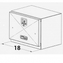 Aluminum Tool Box 18 In H x 18 In D Multiple Lengths