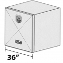 Aluminum Tool Box 24 By 24 By 36 Right Hand Door
